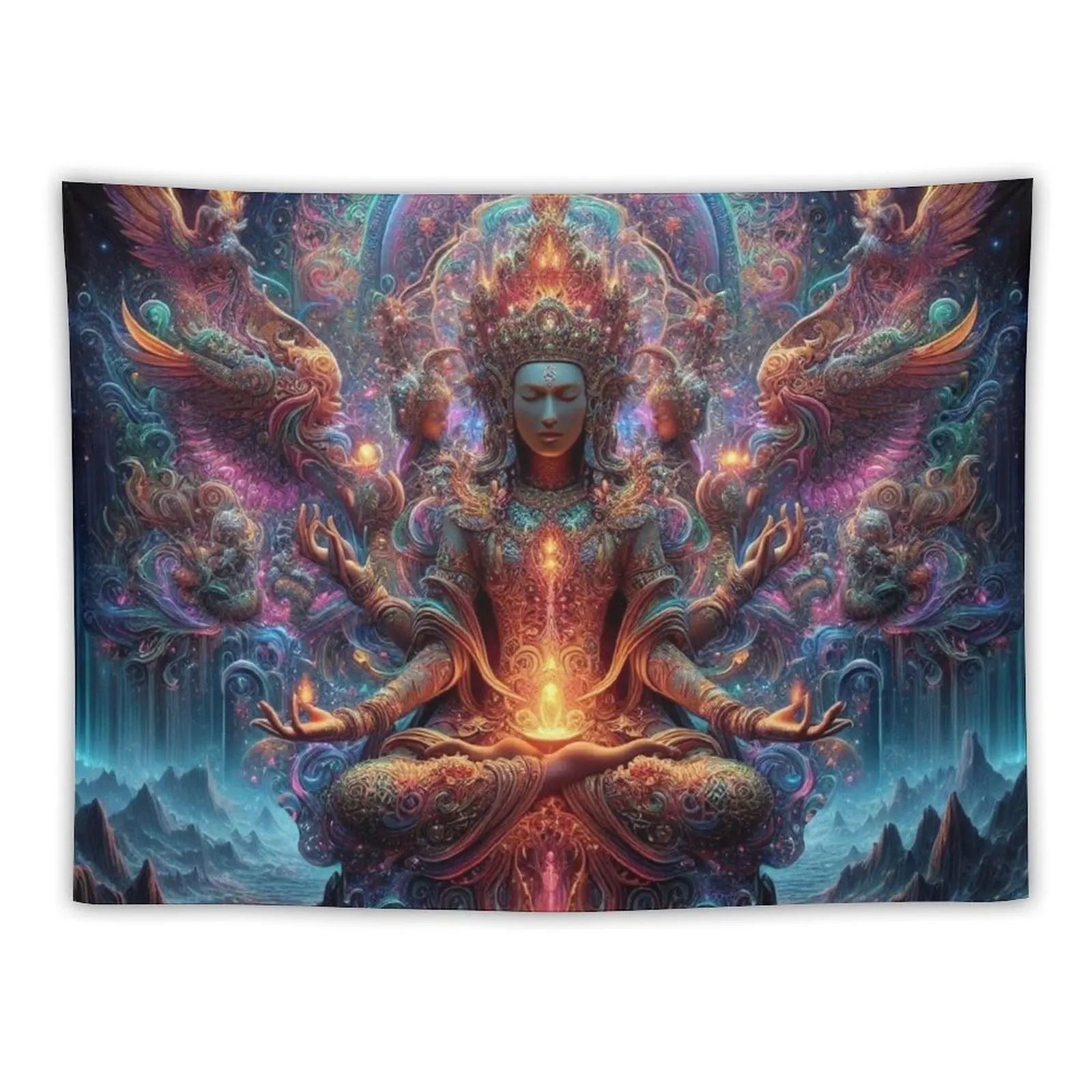 Vajra Kundalini Tapestry Room Decor Aesthetic Home Decor Aesthetic Aesthetic Home Decor Tapestry