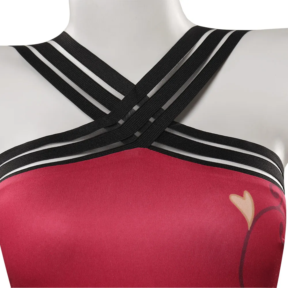 Evil 4 COSPLAY Ada Wong ชุดว่ายน้ำชุดปลอมตัวชุดปาร์ตี้ฮาโลวีนชุดชายหาดเซ็กซี่สำหรับผู้หญิงหญิงสาวผู้ใหญ่