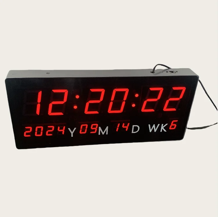 New Type Big Red LED Repeating Count up Timer Swimming Digital Pace Clock