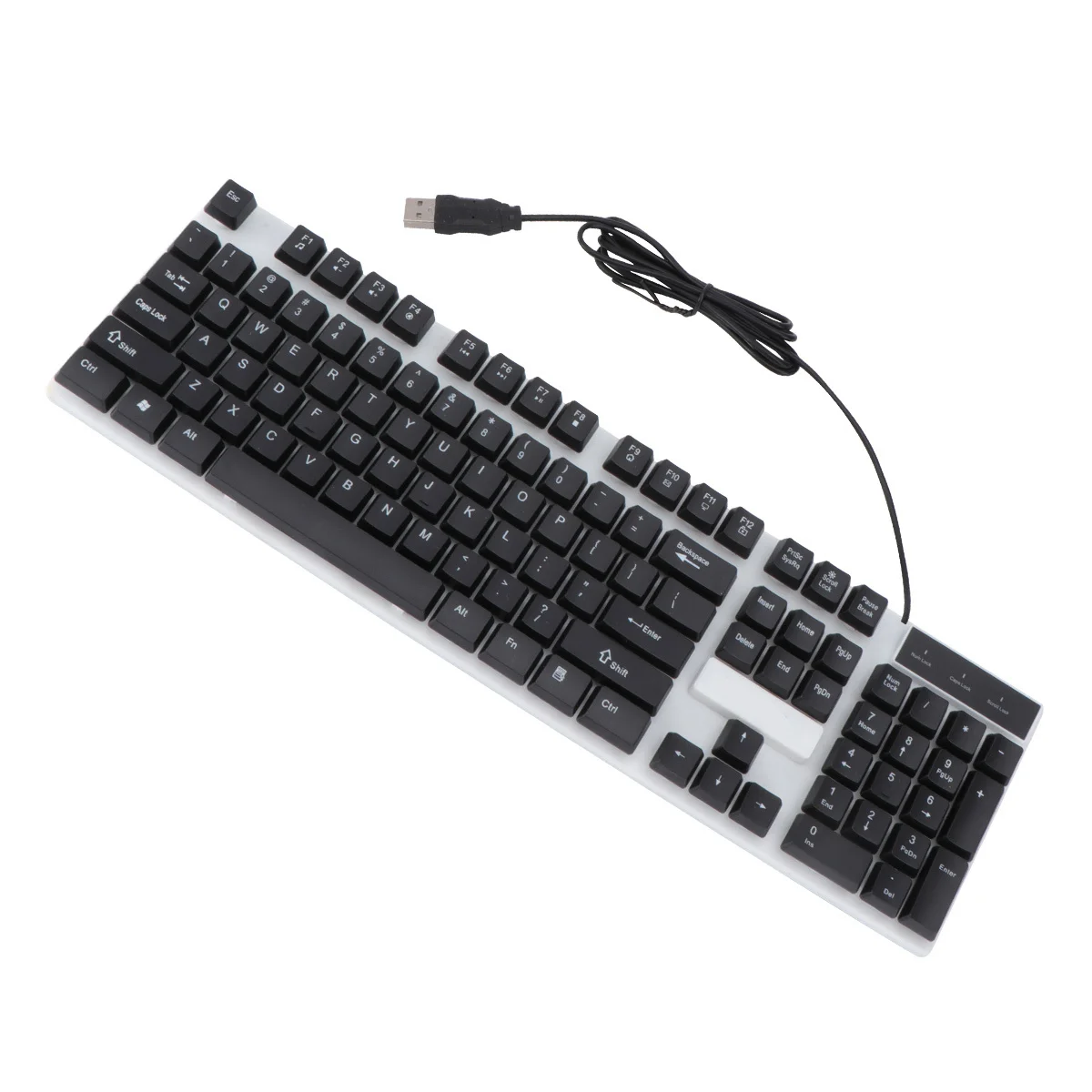 

1 pc Wired Gaming Usb Plastic Computer Accessory For Desktop Laptop Office E-Sports Mechanical Games Keyboard Portable
