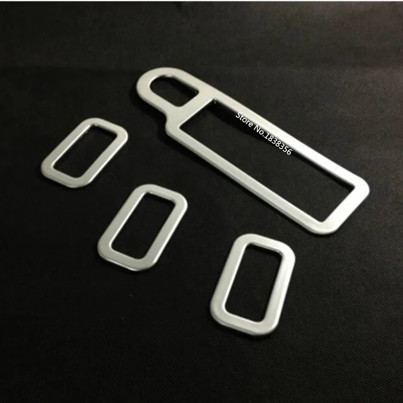 Car ABS Silver Door Window Glass Panel Armrest Lift Switch Button Trim Frame For Suzuki S-Cross Scross SX4 2014 2015 2016 2017