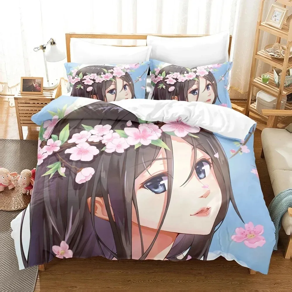 Anime The Outcast Under One Person Bedding Set Double Twin King Duvet Cover Comforter Pillowcase Boys Girls Adults Bedroom