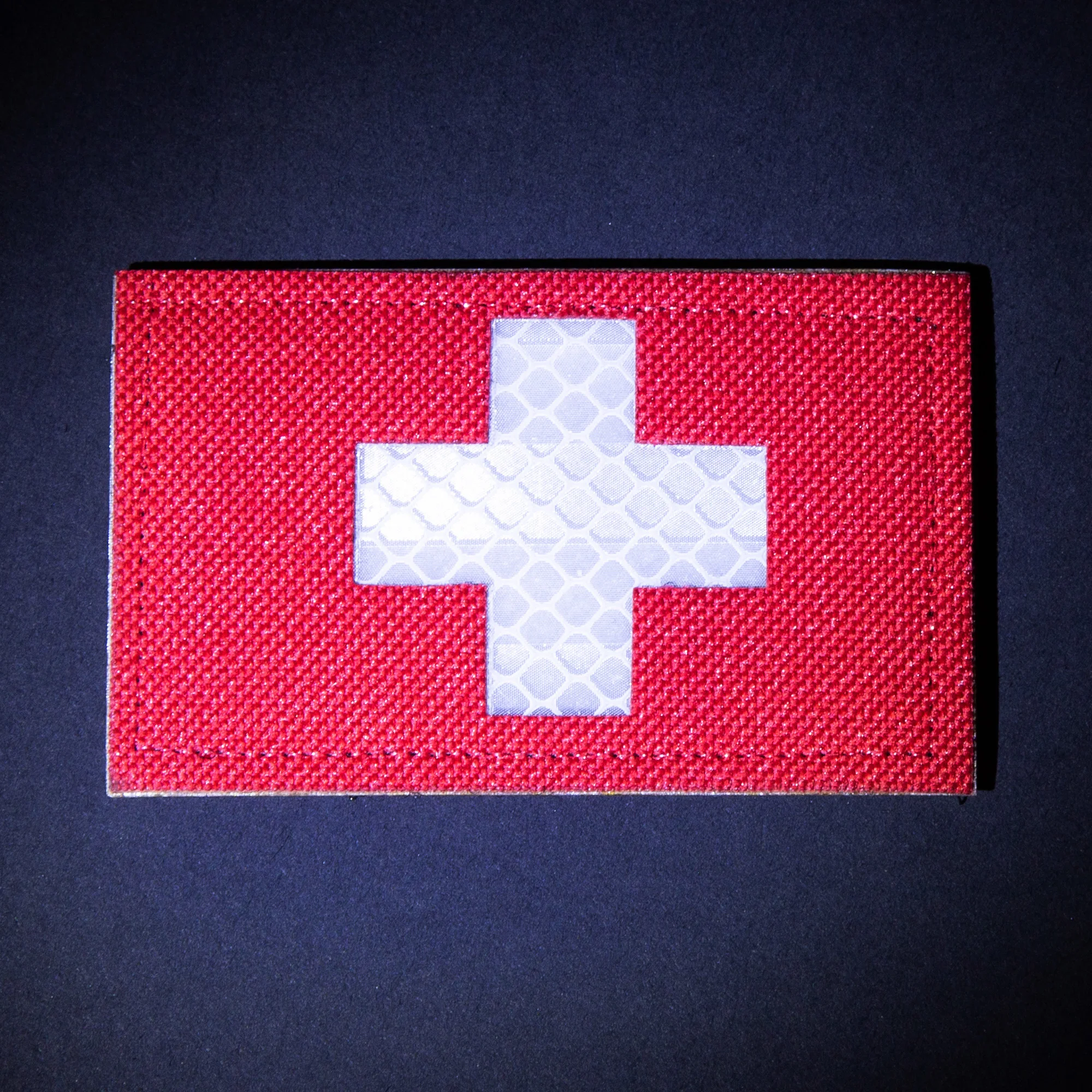 Infrared Reflective IR Patch, Medical Cross Patch, Tactical Patch, Red Cross Hook and Loop for Vest Cap