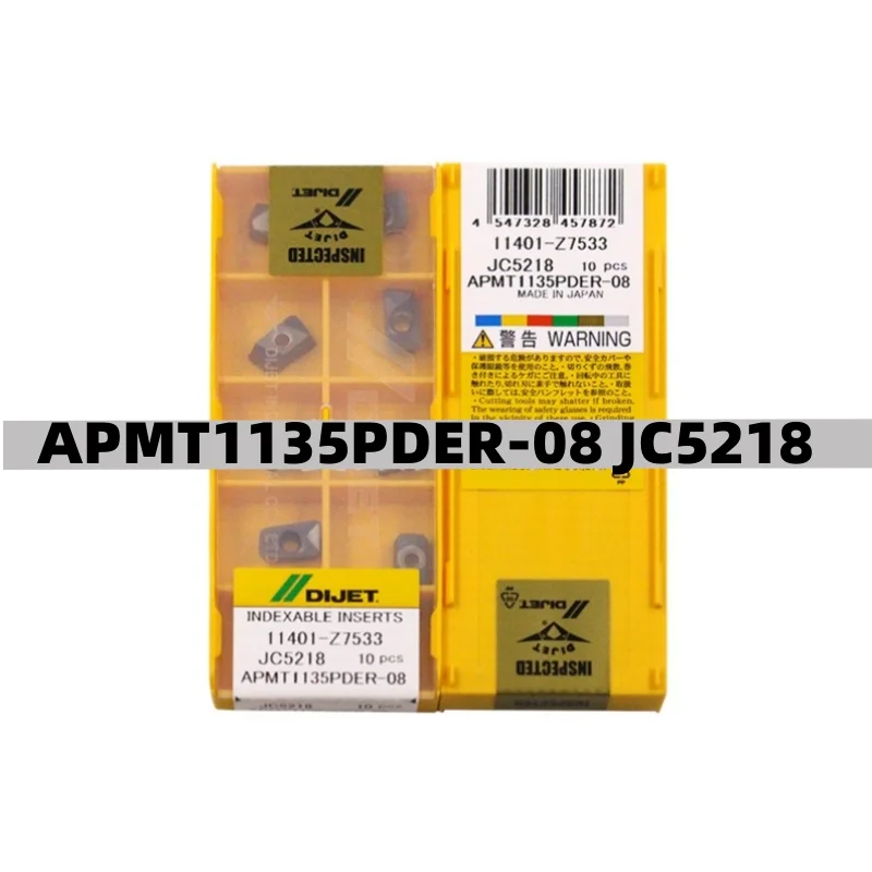 

DIJET APMT1135PDER-08 JC5218 APMT1604PDER-08 JC5218 CNC инструмент для токарной обработки лезвия фрезерные карбидные вставки режущие инструменты 10 шт.