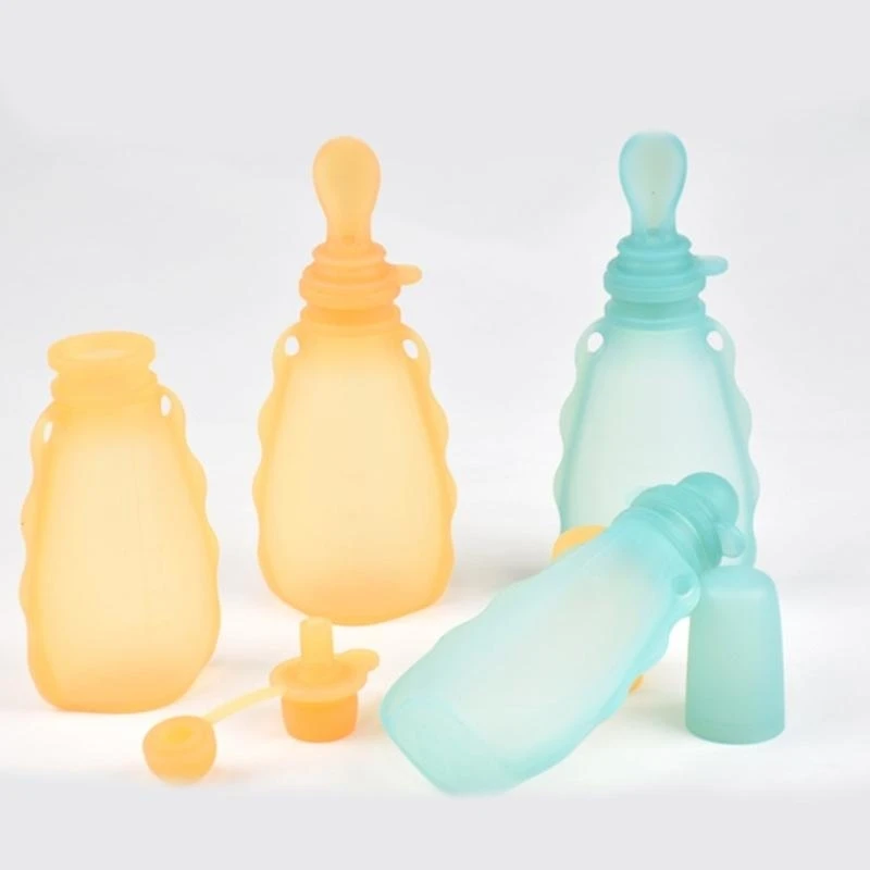 M76C wielofunkcyjny silikonowy do żywności Case niemowlę dziecko uzupełniająca żywność torba do napełniania maluch do