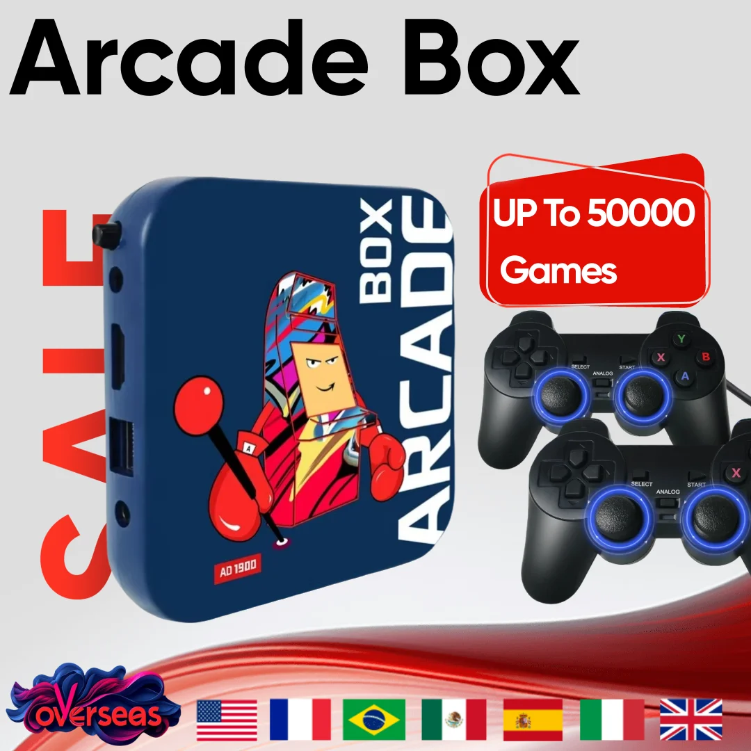 Arcade Box Game Classic Game Box Game Console Video Game Console With Controller Built-in 50 Emulator TV Box For PS1/PSP Gifts