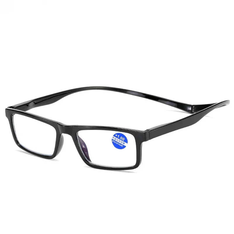 Gafas de lectura con bloqueo de luz azul para hombre y mujer, lentes magnéticas para colgar en el cuello, portátiles, redondas, para ordenador,