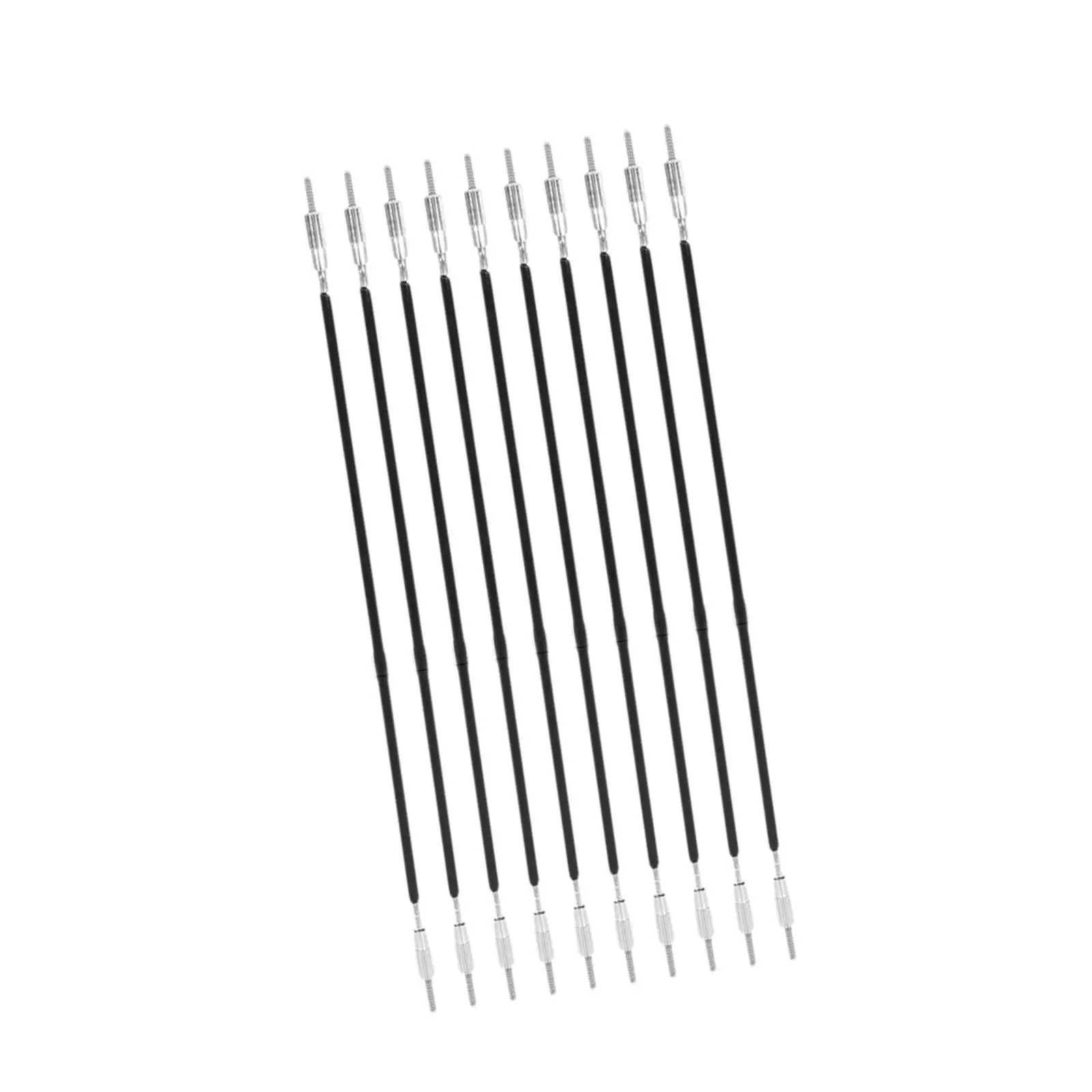 10 ชิ้น Viola หางเชือกเครื่องดนตรีอุปกรณ์เสริมลื่น Viola Tailgut โลหะลวดหาง Gut สําหรับ Live DIY อุปกรณ์เสริม