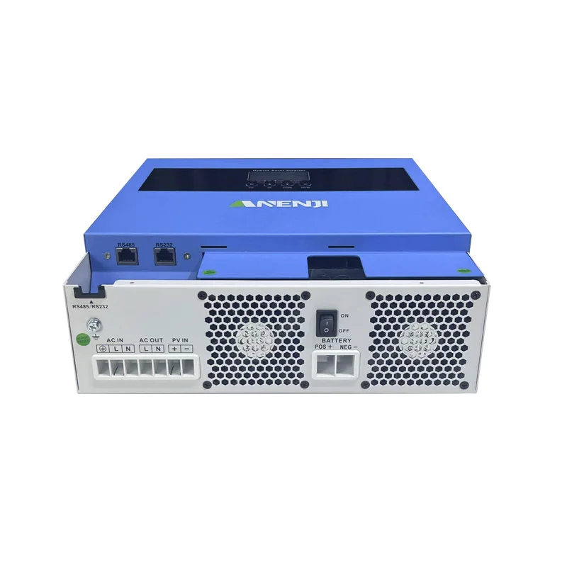 4KW 24V Hybrid Solar Inverter On Grid Off Grid Inverter Pure Sine Wave  Build in MPPT 100A Solar Charge Controller For PV 60-500