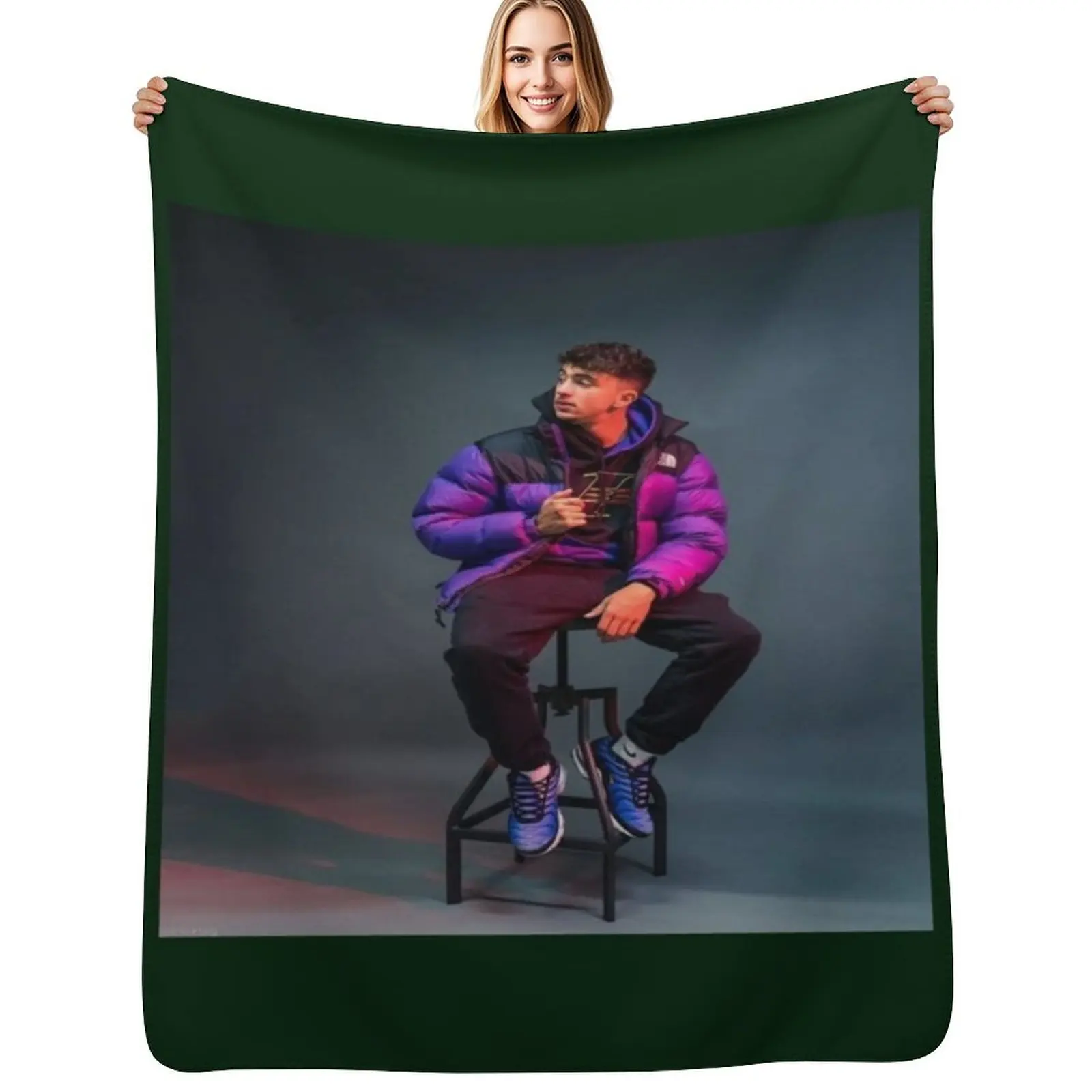 

Inoxtag classique Throw Blanket Luxury St Travel Sofa Throw funny gift Blankets