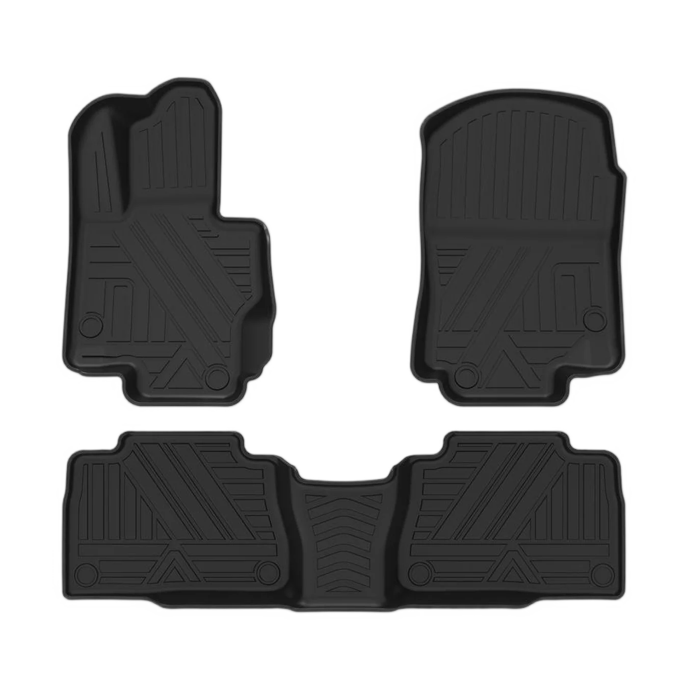 [LHD]GLE Coupe EV 2021-2023 Four Seasons Waterproof and Anti-Slip TPE Floor Mat for Cars.