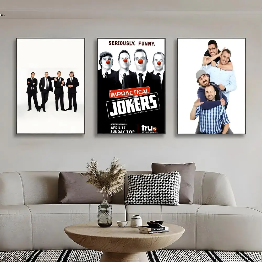 I-Impractical Jokers artistic Poster High-definition stickers ideal gifts for living rooms hallways