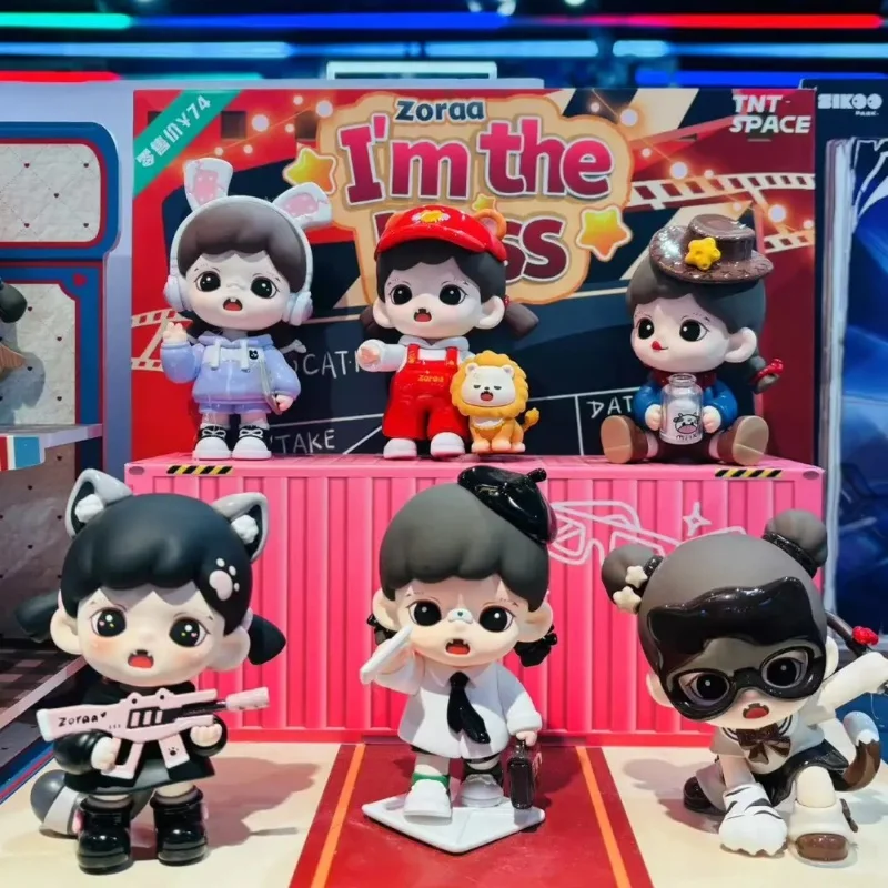 

Genuine Babyzoraa V4 I'M The Boss Series Blind Box Collect Model Doll Mystery Box Cute Zoraa Figurine Customized Desk Decor Gift