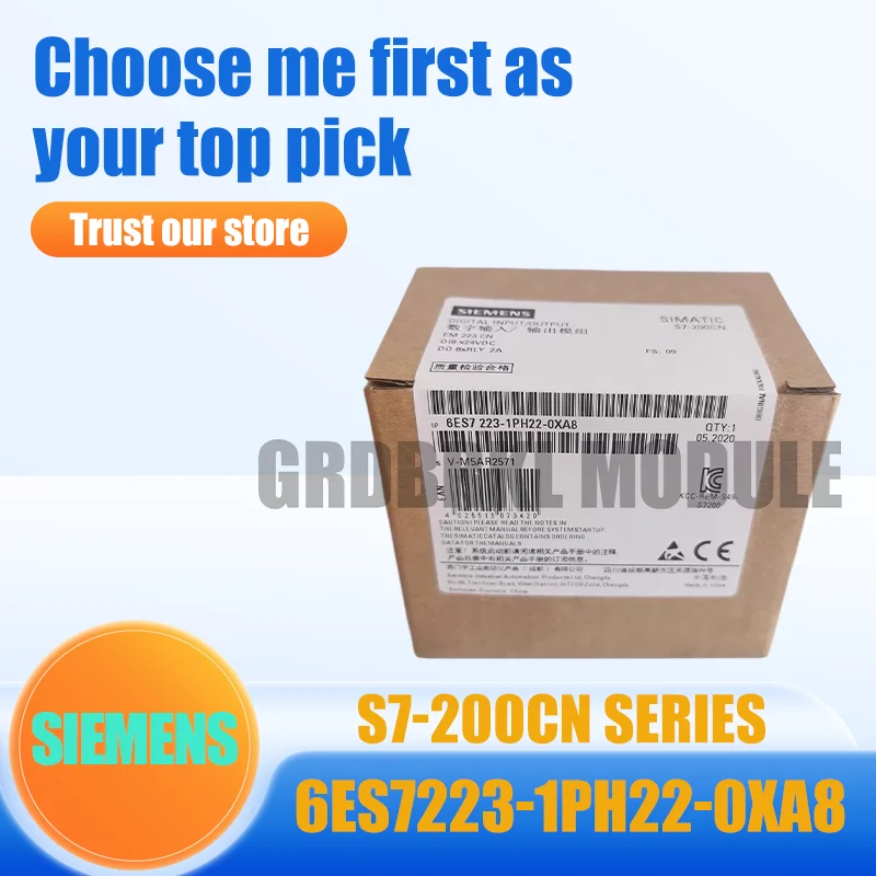 

New Original SIEMENS 6ES7223-1PH22-0XA8 6ES7 223-1PH22-0XA8 S7-200CN PLC Digital I/O Module