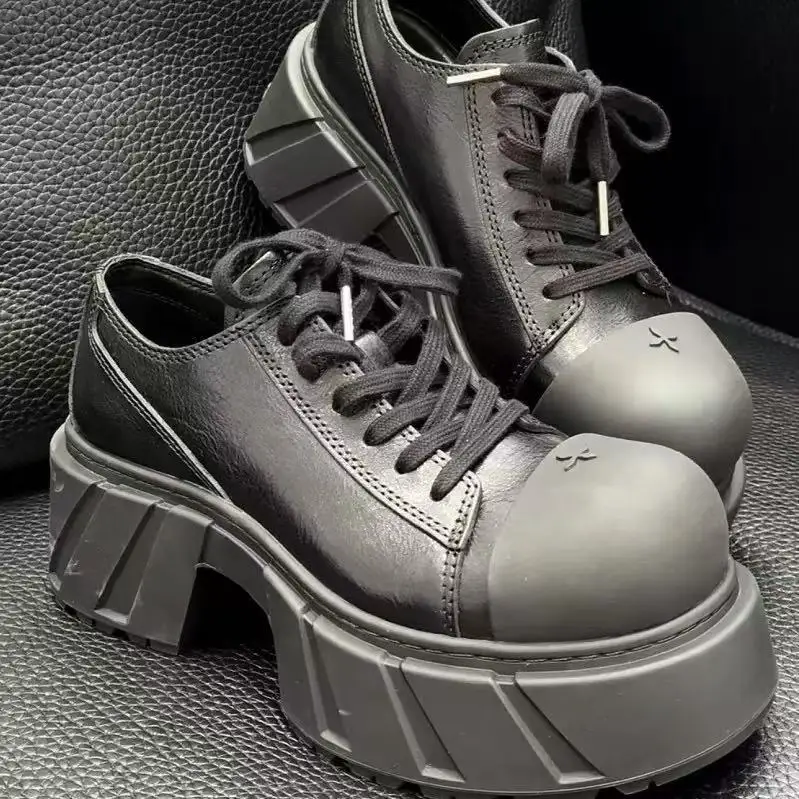 2025 جديد إمرأة أسود فاسق منصة حذاء كاجوال جودة عالية المرأة المنخفضة قطع عالية عبر جير أحذية رياضية أحذية نسائية #2