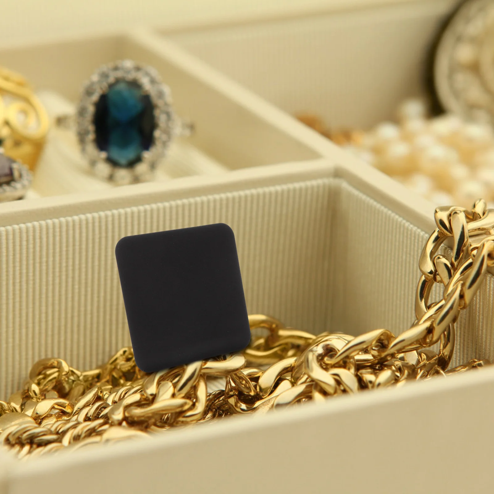 

50pcs Anti Oxidation Paper Jewelry Protector Lightweight Durable Storage Solution For Rings Earrings Gifts Prevent