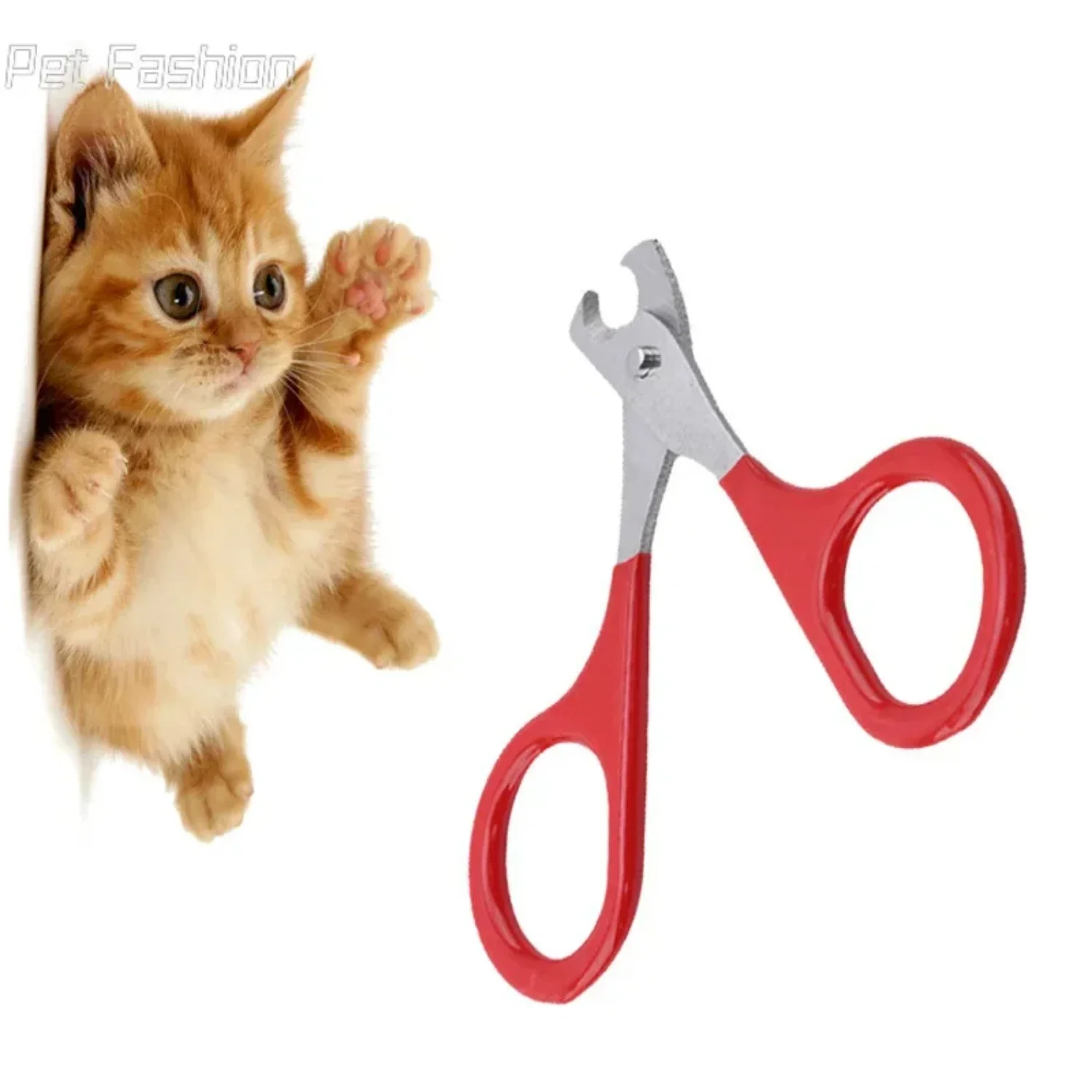 

Compact and High-Quality Stainless Steel Nail Clippers for Cats and Dogs - Reliable Grooming Tool with Ergonomic Non-Slip Handle