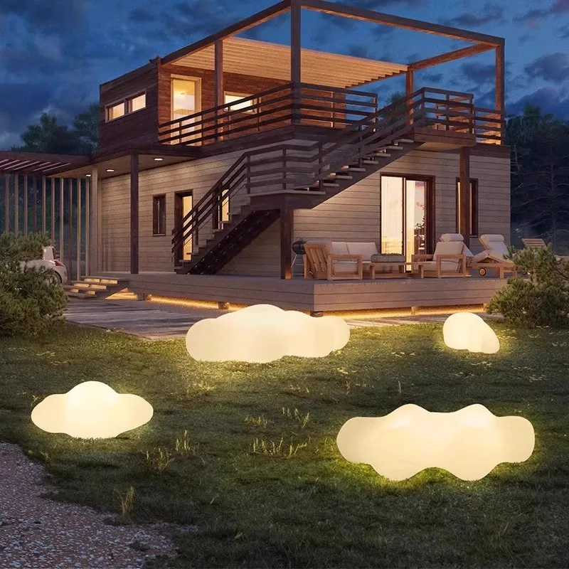 

Luminous cloud lights, lawn solar LED outdoor lighting, non solar outdoor garden decoration, outdoor garden lights