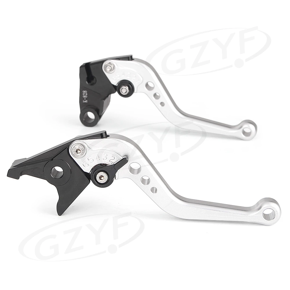 Silver Motorcycle Brake Clutch Levers for Kawasaki Ninja ZX6R 2000-2004 & Z1000 2003-2006 & ZX10R 2004-2005 & ZX12R