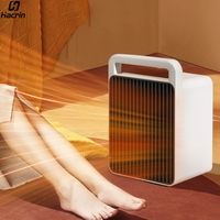Electric Heater 900W Heating Fans Portable PTC Heater Hot Air Blower Mini Small Desktop Space Heater for Home Room Bathroom 220V