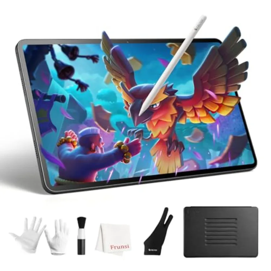 Drawing tablet for beginners and digital artists: 12-inch LCD screen standalone use no computer needed pressure-sensitive stylu