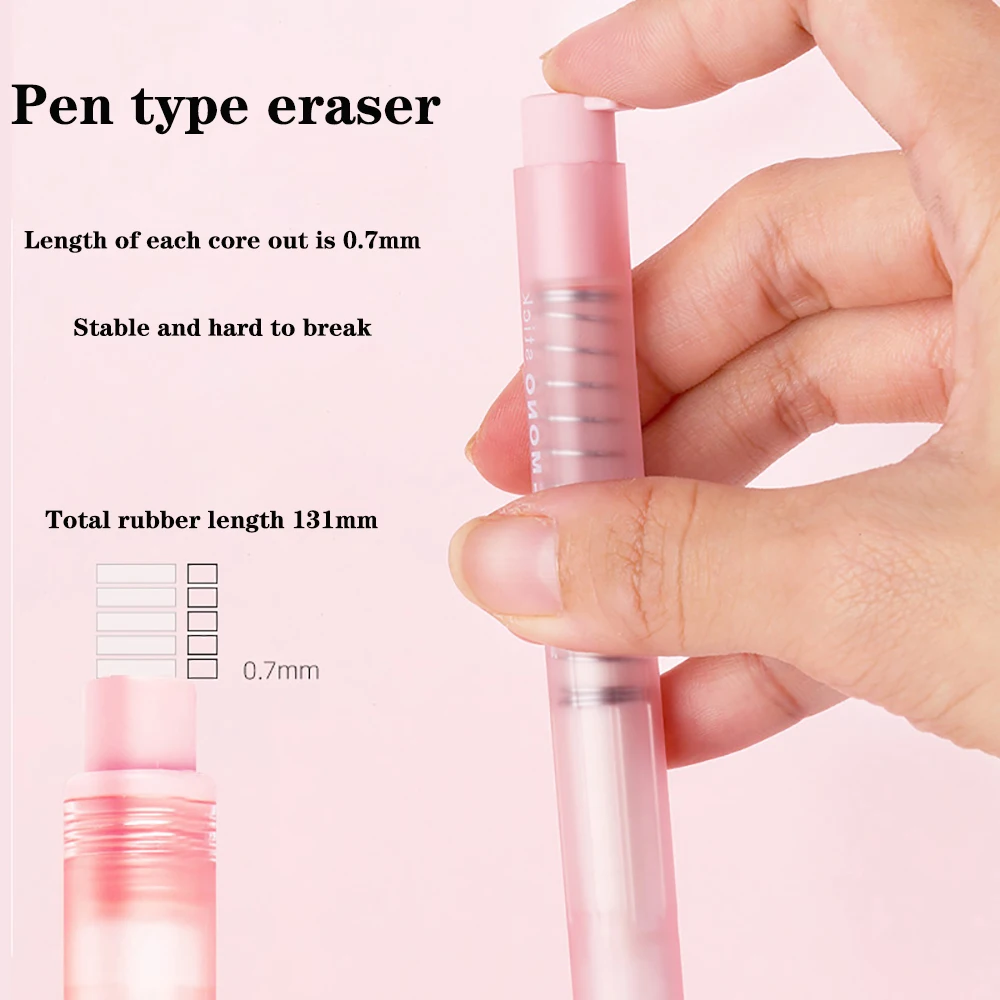 1pcs Japan TombowMONO Erasers Foggy Stick Pen Shaped Push-button Sketch Painting Special Replaceable Stationery Rubber Cute