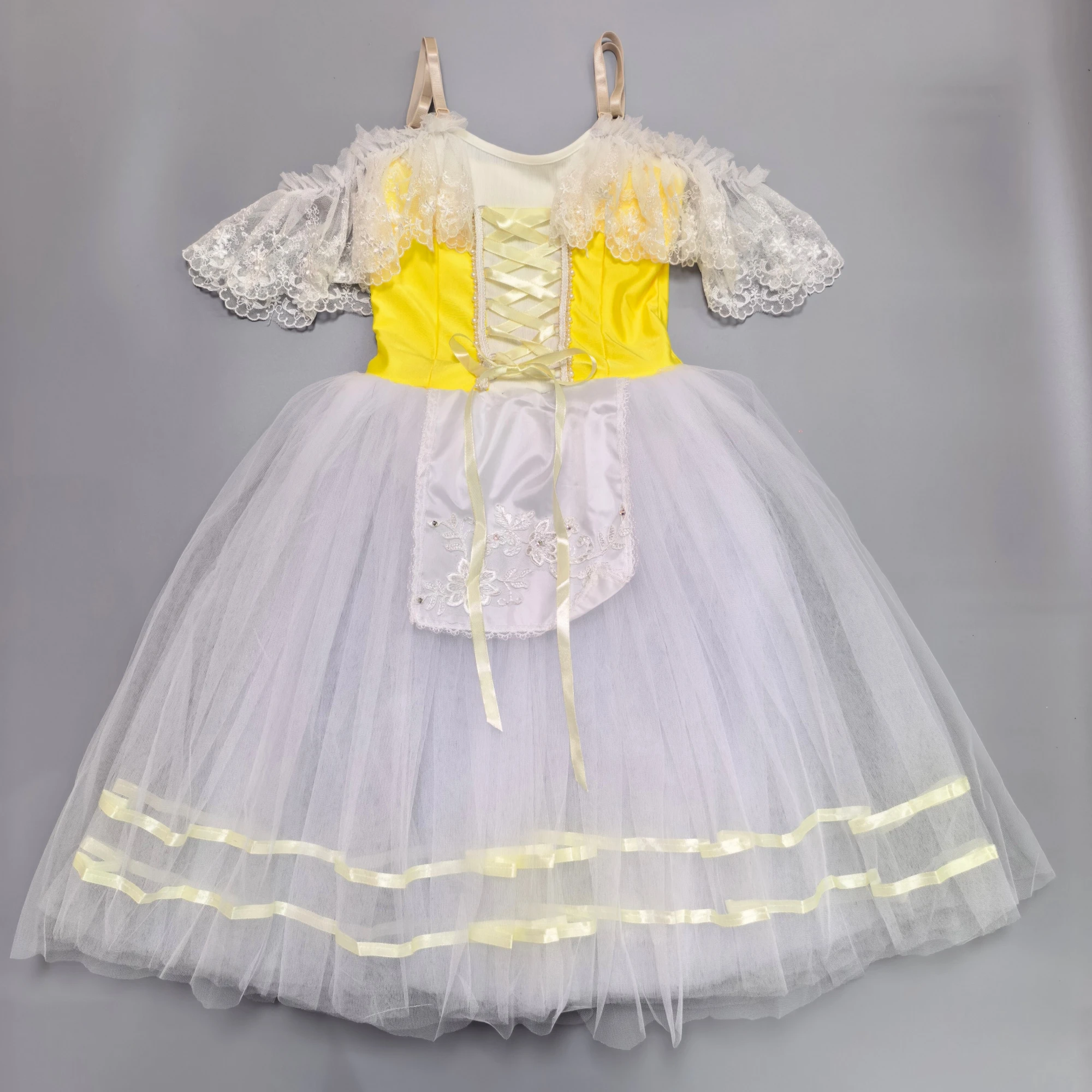 

Желтые балетные юбки для взрослых женщин, костюмы для выступлений, танцевальные платья для девочек, детские платья-балетки, профессиональные балетные платья-туту