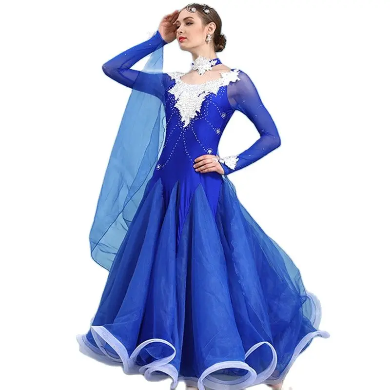 

Pink Standard Ballroom Dress Women Dance Dresses Ballroom Competition Dresses Rumba Dance Costumes Dancing Clothes Ball Gown