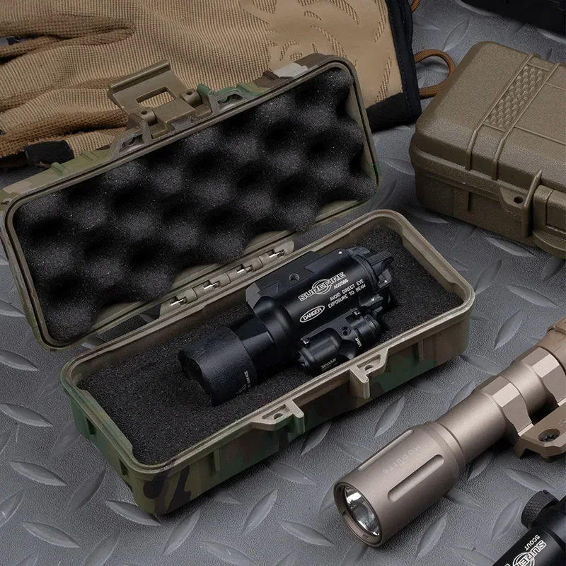15.2*6.3cmTactical Storage Box Lockable Sealed Safety Equipment Waterproof Toolbox Outdoor Survival Hard Case for Hunting Hiking