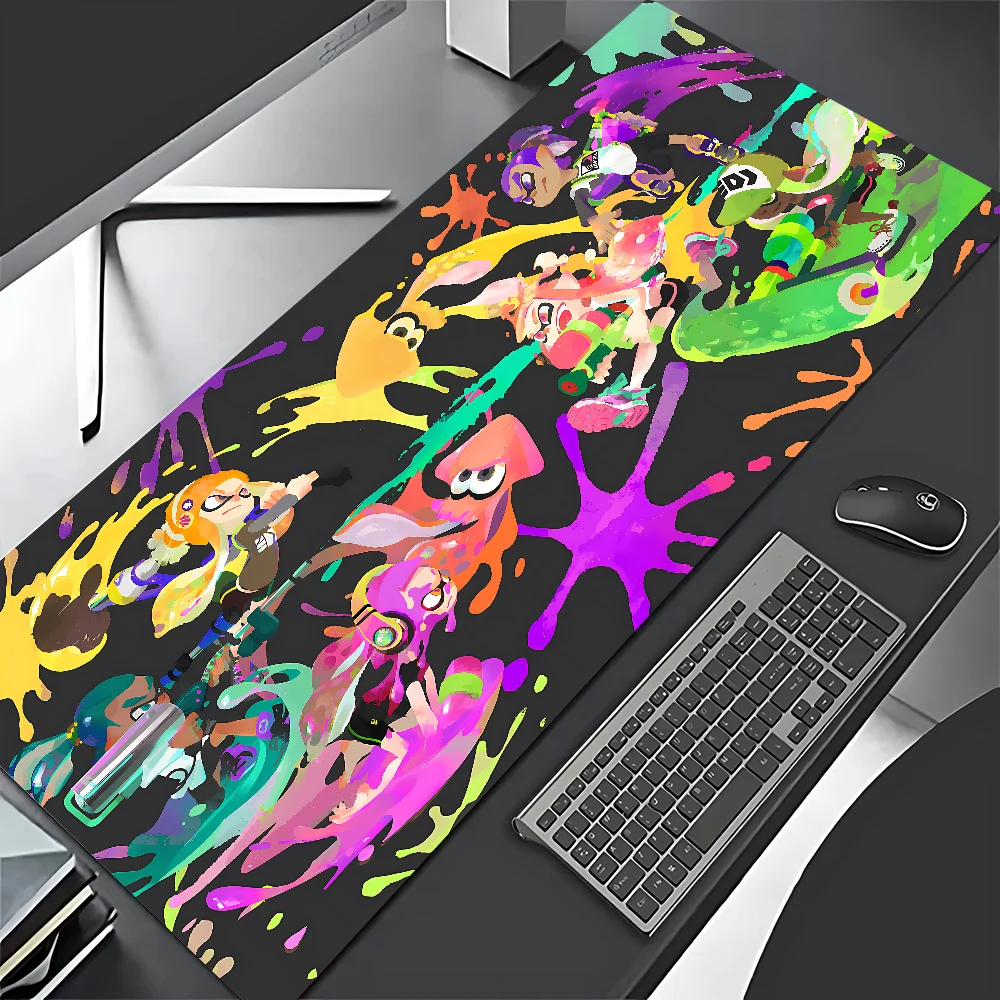 The Game-Splatoon 3 Mousepad Mouse Pad Laptop Gaming Accessories Mousepad Large Desk Mat Computer Gamer Keyboard Rug Carpet