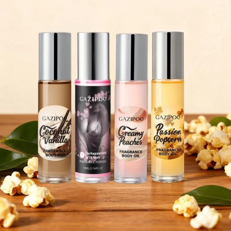 جورميه رول أون عطر الزيوت العطرية الفانيليا جوز الهند الفشار الحليب الكوكيز كريم الخوخ دقيق الشوفان اللوز الطازج أو دو تواليت 10 مللي