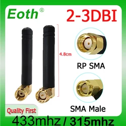 EOTH 433 mhz lora antenna 315mhz 2~3dbi sma male female lora antene iot module lorawan antena signal receiver mini black antenne