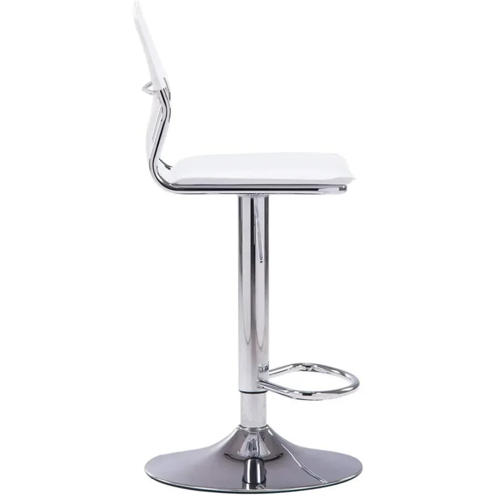 Adjustable Swivel Counter Bar Stool Chairs with Back Modern Bar Stools Suitable for Kitchen Bars Coffee Shops Economically