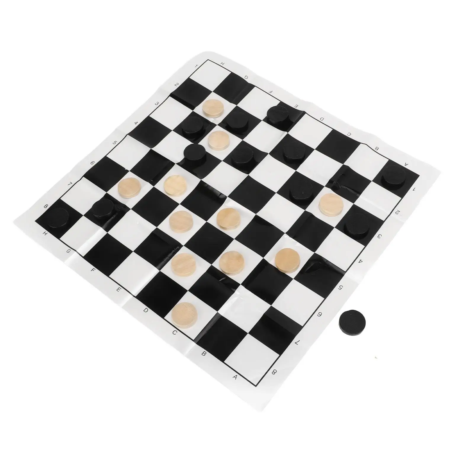 International Checkers Set with Safe Pieces & Chessboard – Perfect for Gatherings