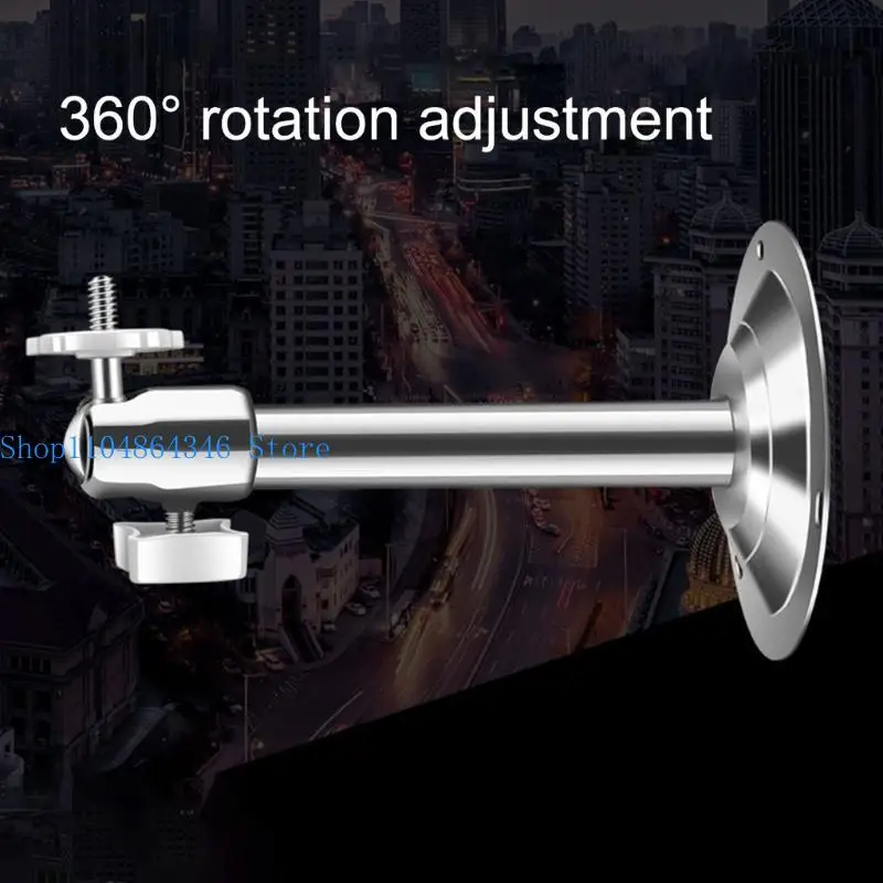 652F Security Camera Support Stainless Steel Weatherproof Wall/Ceiling Mount