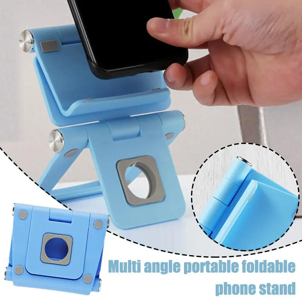 Portable Phone Lazy Holder Multi-angle Adjust Universal Foldable Mobile Phone Tablet Desk Stand