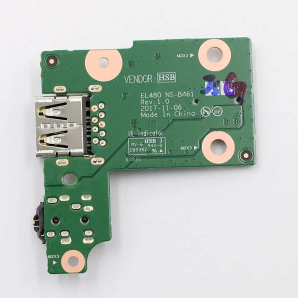 For Original Lenovo ThinkPad L480 L490 Audio Board USB Small Board NS-B461 01LW333