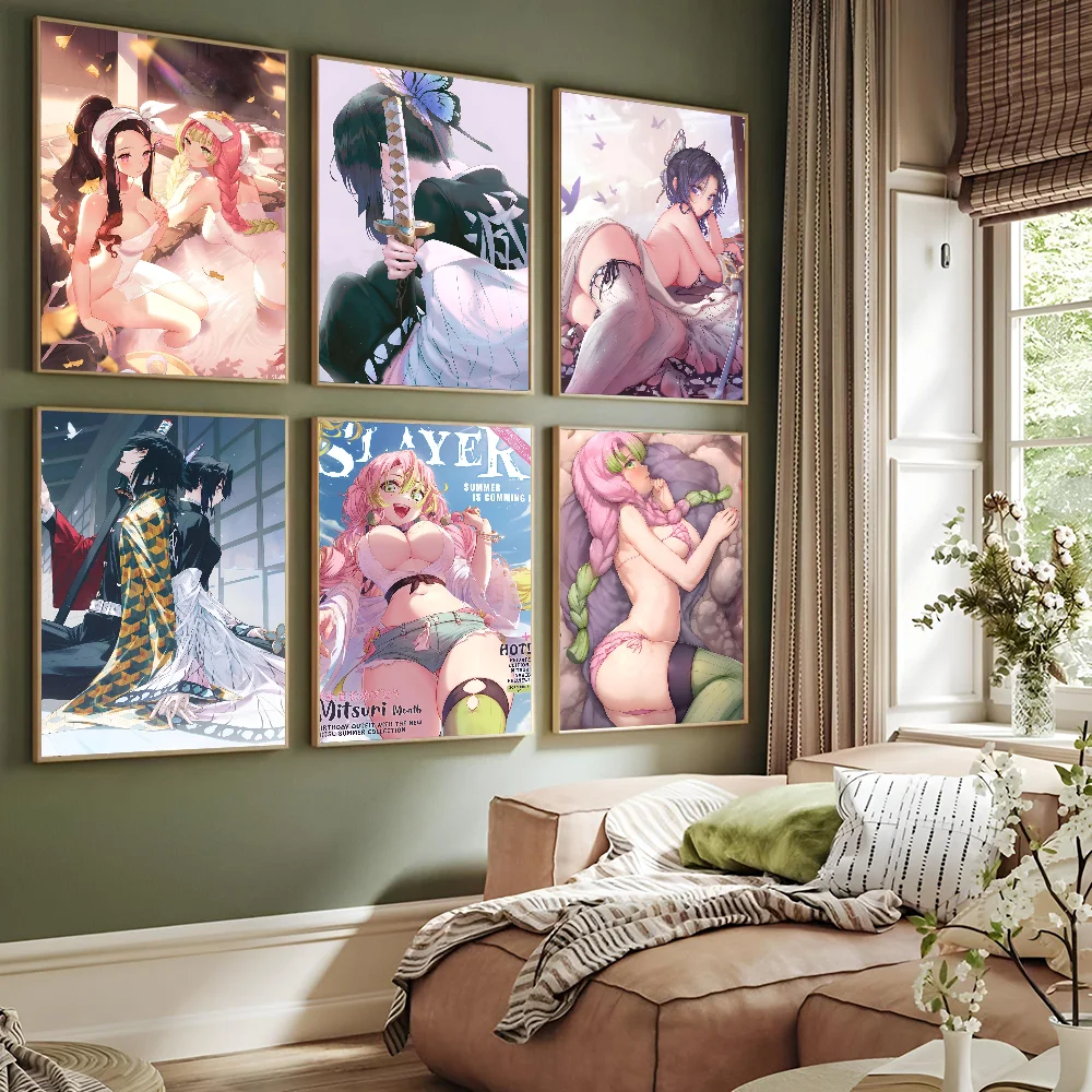 

Anime D-Demon S-Slayer Poster Paper Print Home Living Room Bedroom Entrance Bar Restaurant Cafe Art Painting Decoration