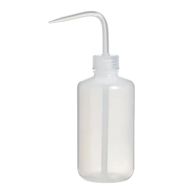 1pc 250ml Long Curved Transparent Water Bottle Liquid Container Spray Bottle Kettle Watering Laboratory Tools