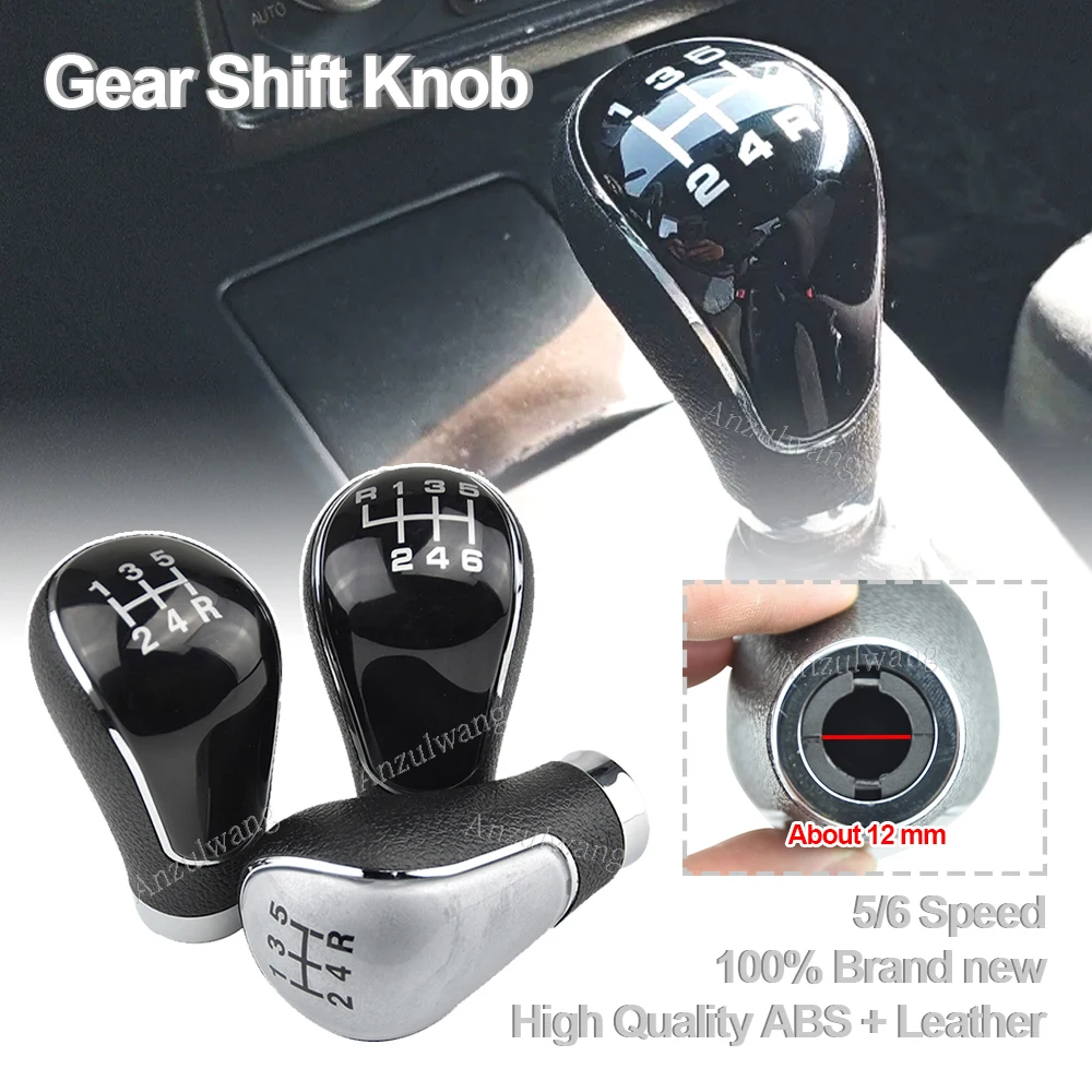 

For Mazda 2/3/323/6/3 BK 2004 2005 2006 2007 2008 2009 2010 2011 2012 Gear Shift Knob Lever Shifter Head Car Styling Accessories