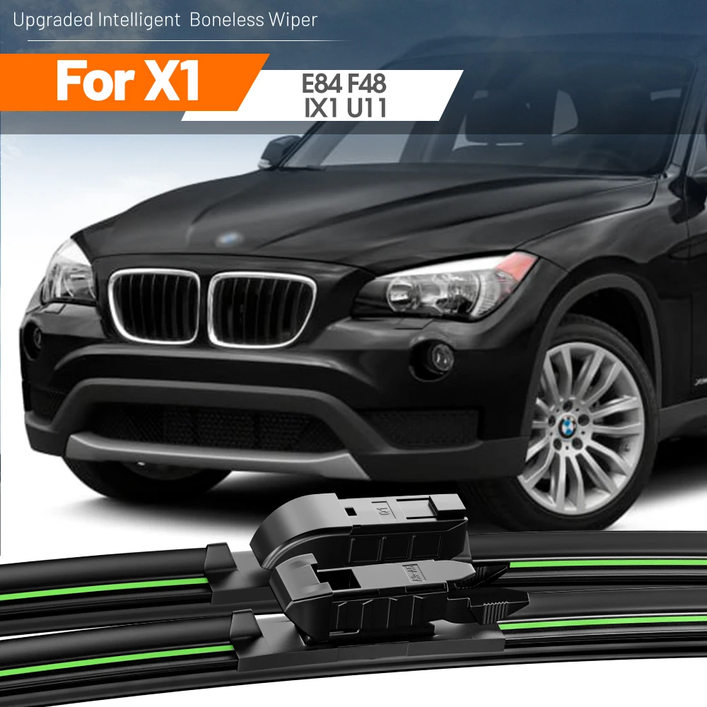 

2pcs For BMW X1 E84 F48 IX1 U11 2009-2024 Front Windshield Wiper Blades 2010 2014 2016 2018 2023 Windscreen Window Accessories