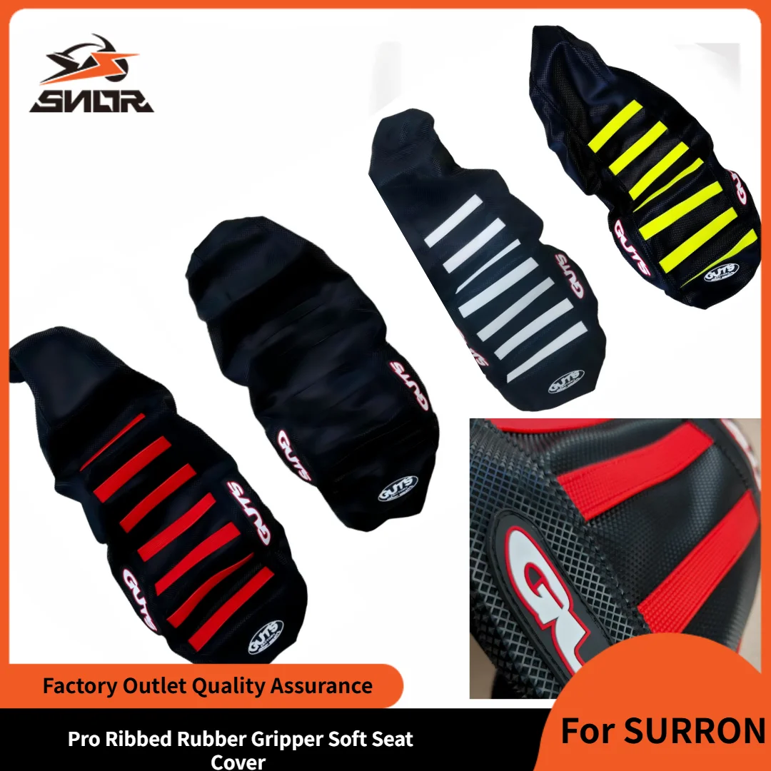 AliExpress SNOR Motorcycle Pro Ribbed Rubber Gripper Anti-slip Seat Cover For SURRON Light bee X S Ultra Bee Seat Off-Road Electric E-Bike