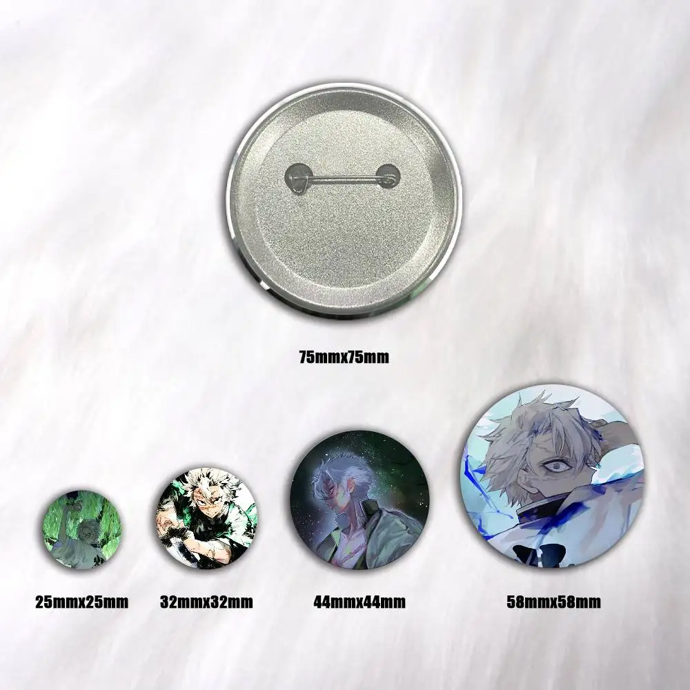 Anime Shinazugawa Creative Round Button Badges Pin Brooch Backpack Jewelry Gift