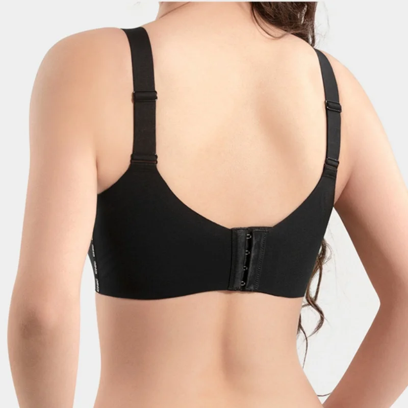 Wirefree Minimizer Women Bandeau Bra Plus Size Anti-sagging Side Support Sports Underwear 75 80 85 90 95 B C D E F