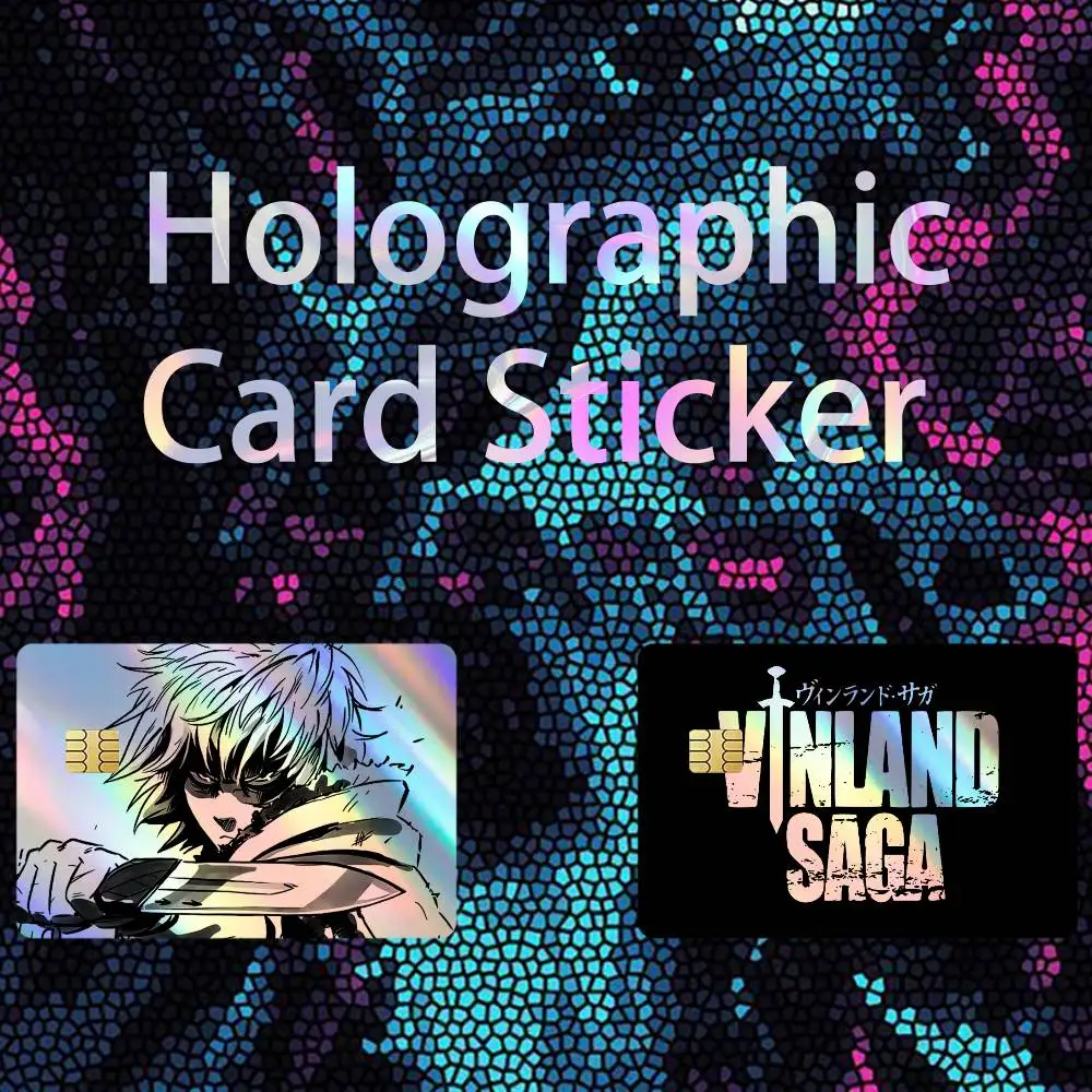 

Vinland Saga Manga Thorfinn Laser Holographic No Fade Credit Bank Debit Card Skin Sticker Film