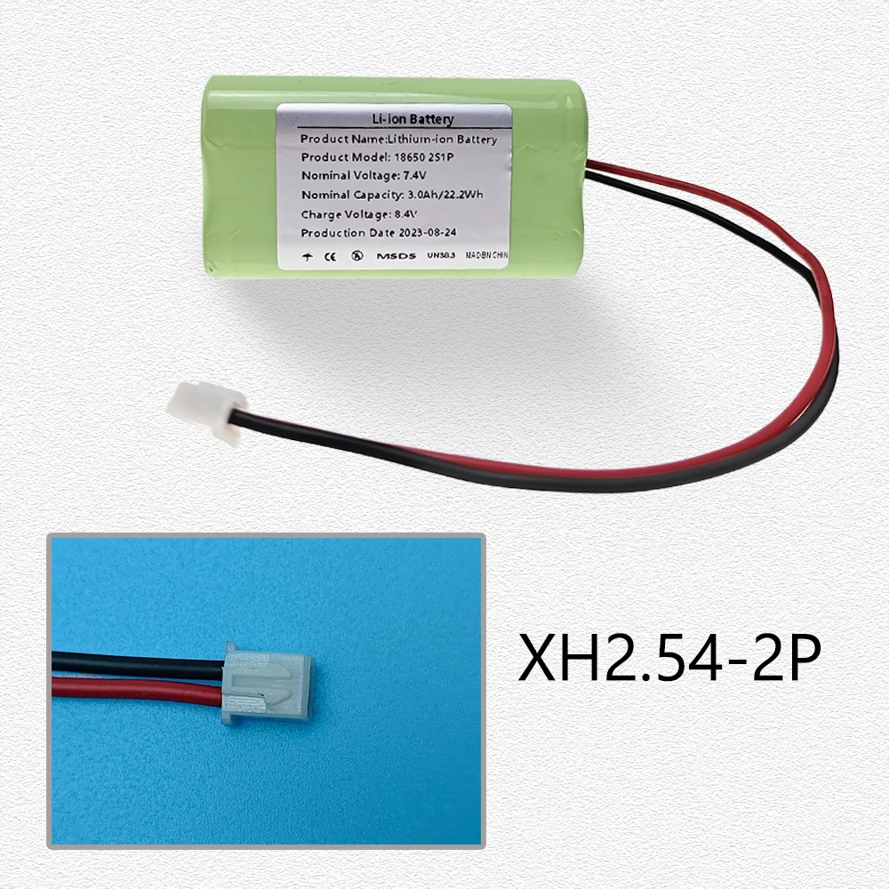 Original 7.4V 3000mah 18650 2S1P built-in BMS rechargeable lithium-ion battery pack for camera electric toy backup battery