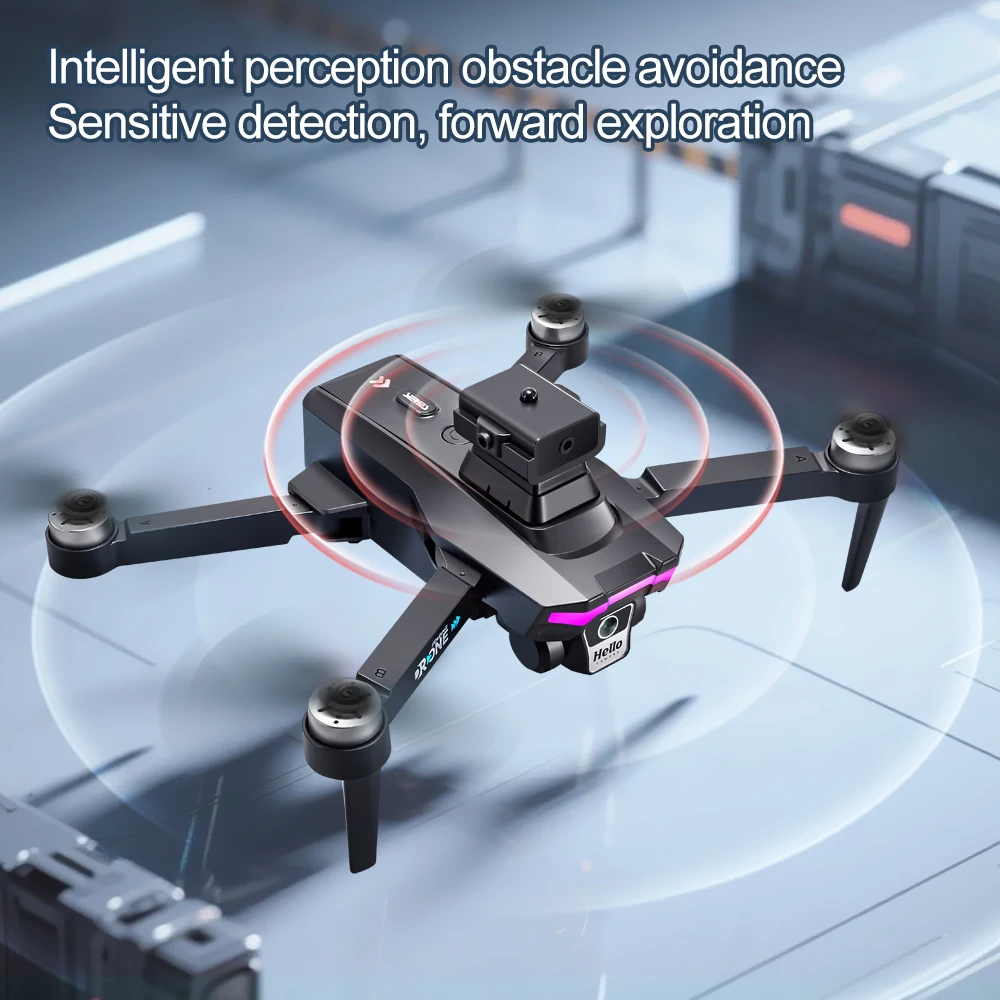 2025 F208 GPS Drone RC with 8K Dual Camera 5G Laser Obstacle Avoidance 4.3-inch LCD Intelligent Screen Control Long Endurance