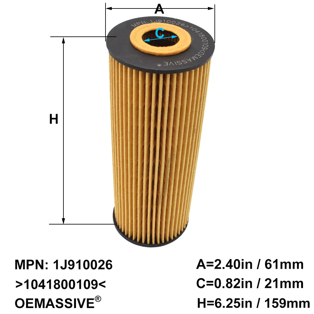 Oil Filter 1041800109 For Mercedes-Benz Vito Sprinter C CLK E G M S SL SLK V Class C180 Daewoo Korando SsangYong Musso VW LT