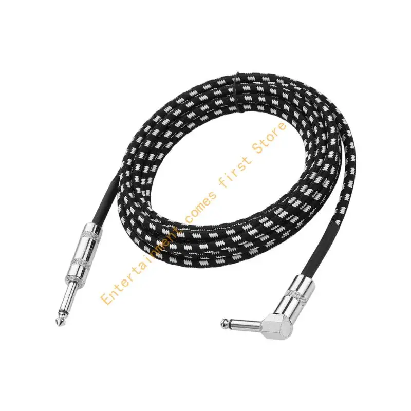 Noiseless Guitar Cable Straight to 6.35mm 1/4 to 1/4 Inch Amp Cable 55KD