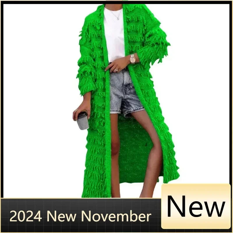 

Африканская одежда для женщин, осенний африканский вязаный кардиган с длинными рукавами, свободное модное повседневное длинное пальто Dashiki, африканская одежда